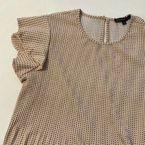 Pleated Knit Double Sleeve Top